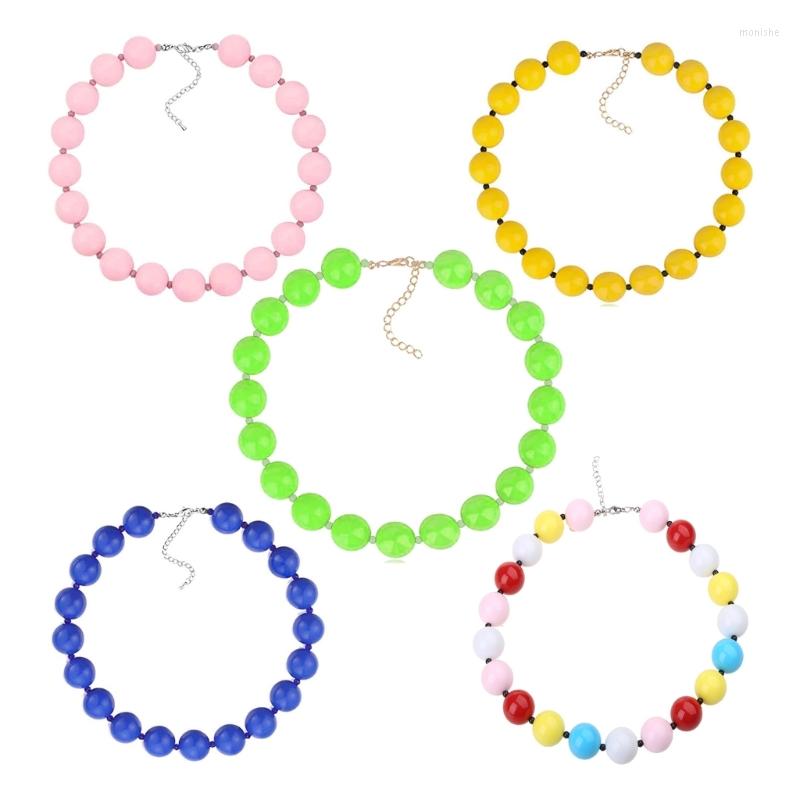Choker Colorful Acrylic Chunky Beads Necklace Fans Jewelry Gift For Teens Girls 40GB
Choker Colorful Acrylic Chunky Beads Necklace Fans Jewelry Gift For Teens Girls 40GB