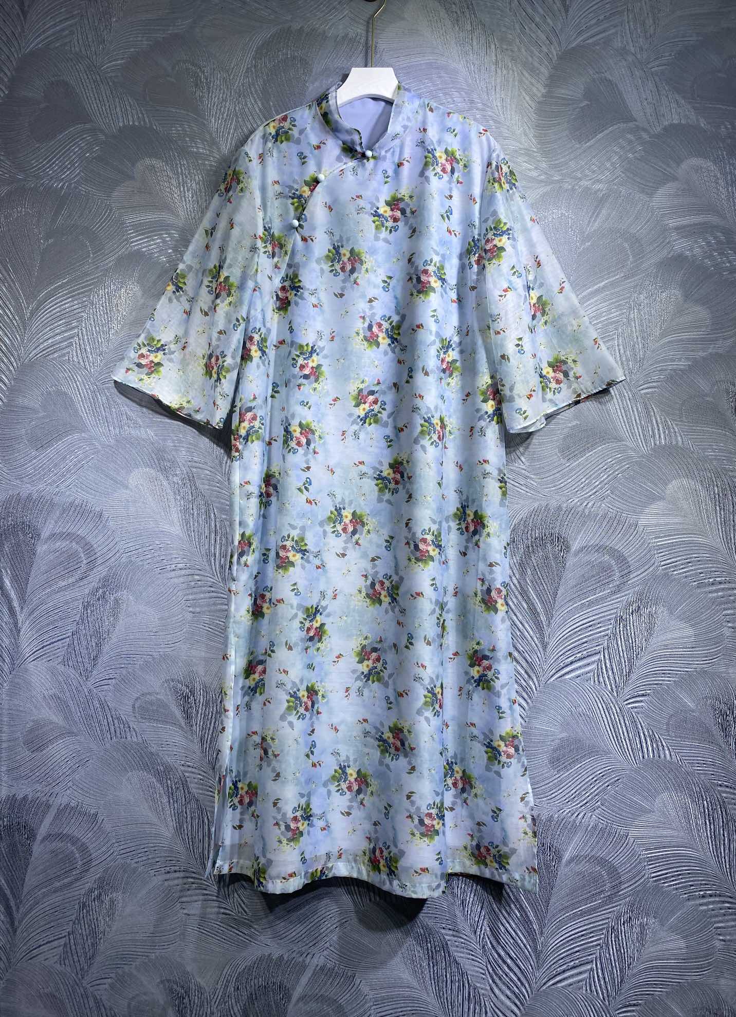 Polyester dress for women high-end A-line chic retro improved cheongsam for women early spring 2023 new women's clothing, Multi
Polyester dress for women high-end A-line chic retro improved cheongsam for women early spring 2023 new women's clothing, Multi
