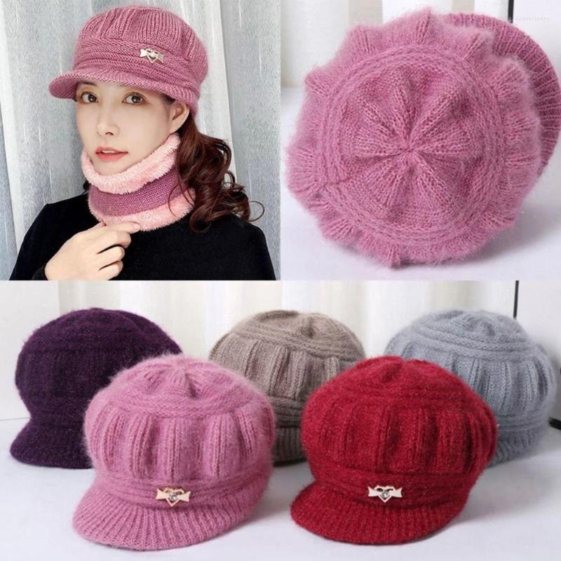 Visors Windproof Plush Ear Guard Keep Warm Women's Knitted Hat Pumpkin Beret Peaked Cap Double Layers Protection Caps, Red
Visors Windproof Plush Ear Guard Keep Warm Women's Knitted Hat Pumpkin Beret Peaked Cap Double Layers Protection Caps, Red