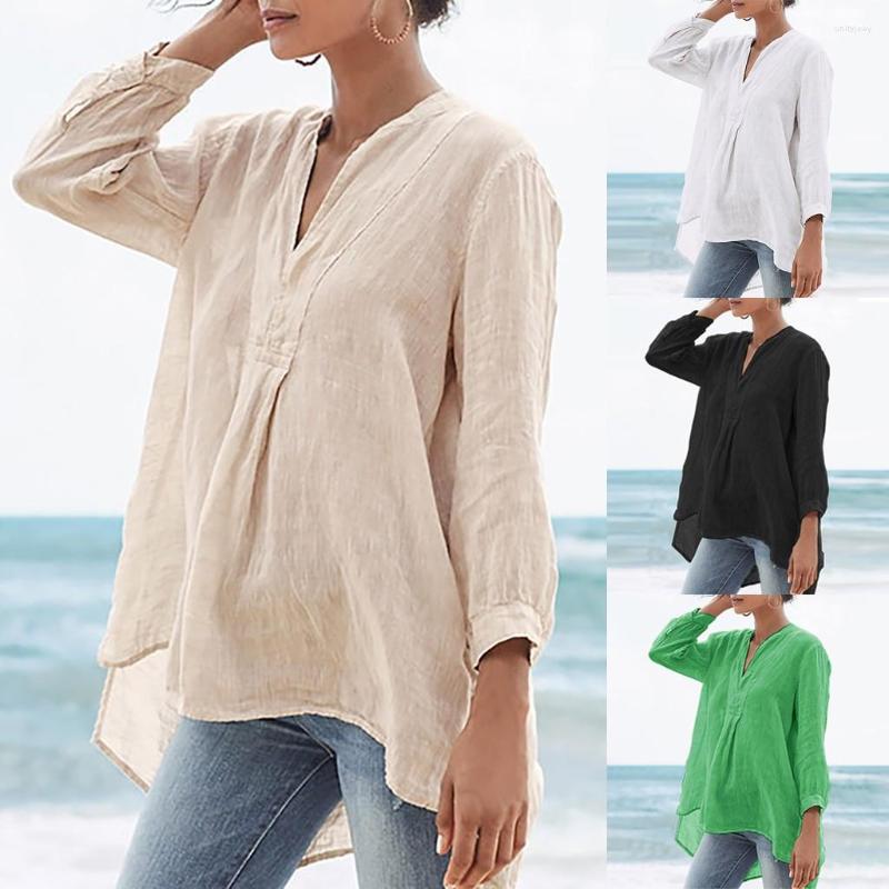 Women's T Shirts V-Neck Long Cotton Sleeve Tops T-shirt Fashion And Casual Women Loose Women's Blouse Fit, Green
Women's T Shirts V-Neck Long Cotton Sleeve Tops T-shirt Fashion And Casual Women Loose Women's Blouse Fit, Green