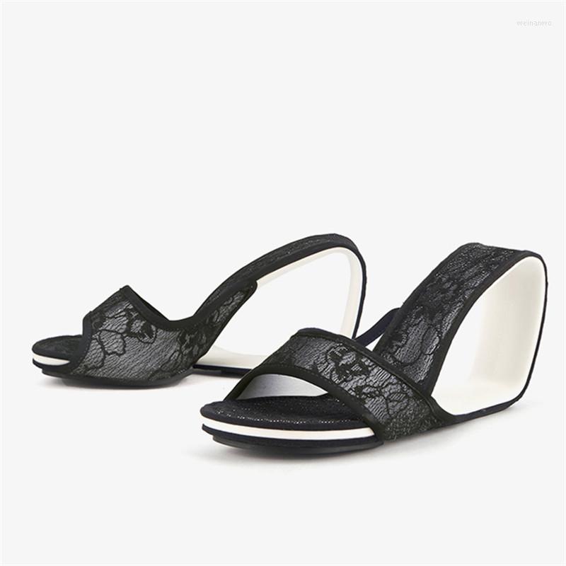 Slippers Women's Shoes Summer 2023 Sexy Strange High Heel Wedges Ladies Dress Pumps Black Lace Beach Slides Designer Mules, Blue low heel
Slippers Women's Shoes Summer 2023 Sexy Strange High Heel Wedges Ladies Dress Pumps Black Lace Beach Slides Designer Mules, Blue low heel