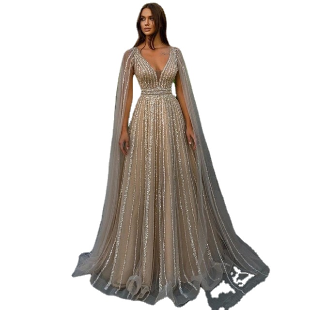 A Line Shinning V Neck Evening Dresses For Party Long Luxury Sequined Formal Prom Dress Dubai Party Gown, Orange
A Line Shinning V Neck Evening Dresses For Party Long Luxury Sequined Formal Prom Dress Dubai Party Gown, Orange