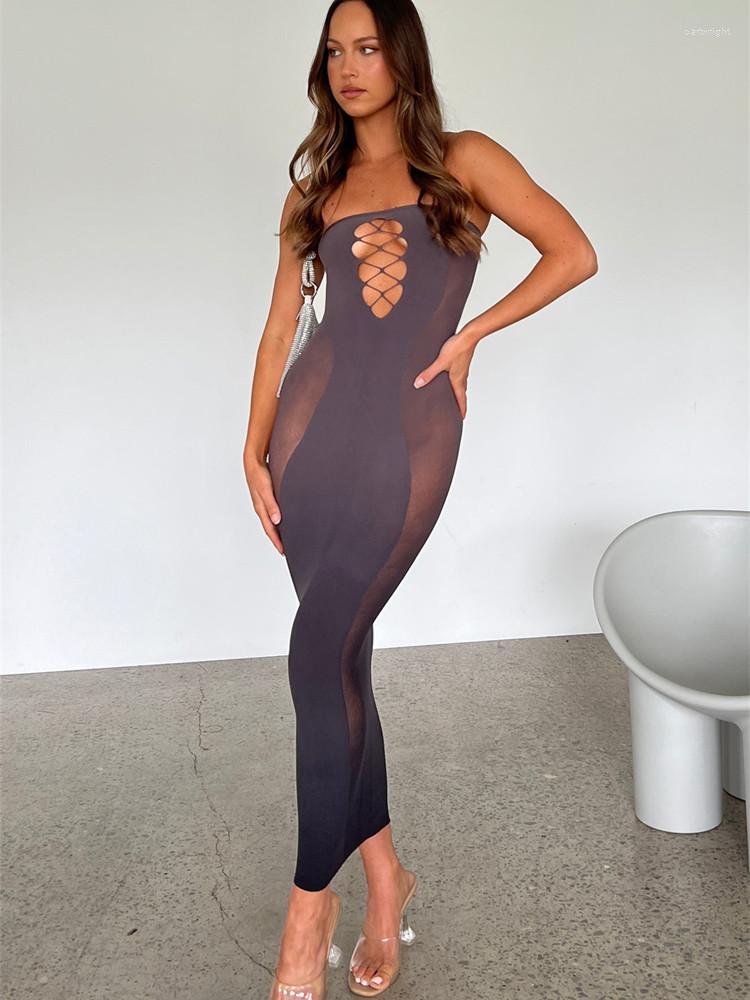 Casual Dresses Hirigin Women Bodycon Tube Top Dress Sleeveless Off Shoulder Mesh Patchwork Cutout Strapless Backless Midi Long
Casual Dresses Hirigin Women Bodycon Tube Top Dress Sleeveless Off Shoulder Mesh Patchwork Cutout Strapless Backless Midi Long