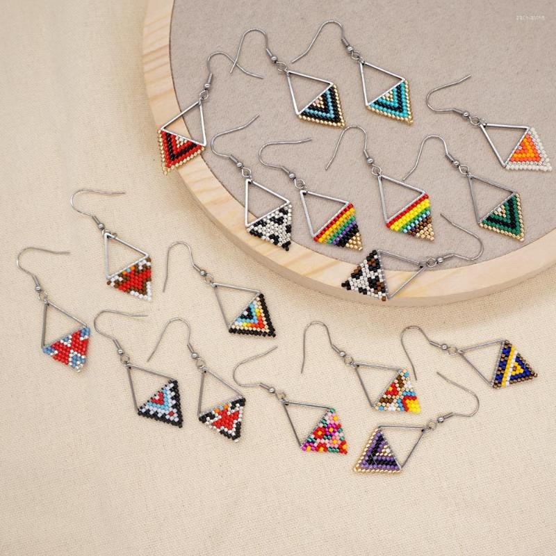 Dangle Earrings Go2BoHo 2023 Women's Trendy Jewelry Stainless Steel Triangle Holder Diamond Miyuki Beads For Women Drop Earings
Dangle Earrings Go2BoHo 2023 Women's Trendy Jewelry Stainless Steel Triangle Holder Diamond Miyuki Beads For Women Drop Earings