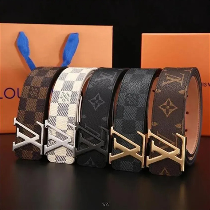 

Fashion buckle Belts for women genuine leather belt Width 3.8cm 15 Styles Highly Quality Box designer men womens mens belts Louis Vuitton LV louise vutton viuton, Black