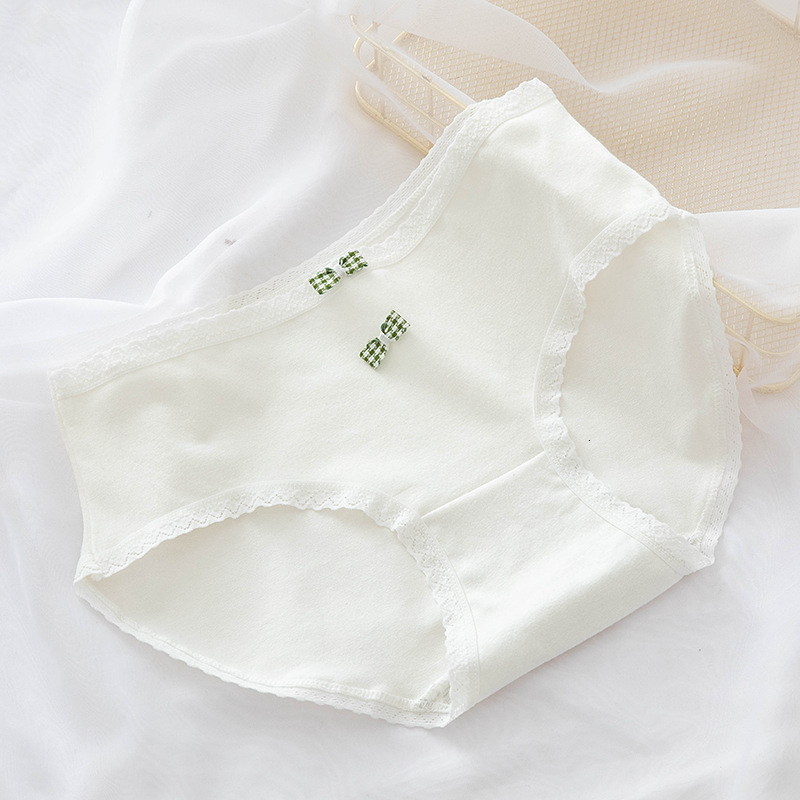 Women's Panties 7 Pcs/Set Cotton Panties Cute Print Cherry Girls Underwear Sexy Panties Mid Waist Soft Briefs Female Shorts Underpants Lingerie 2