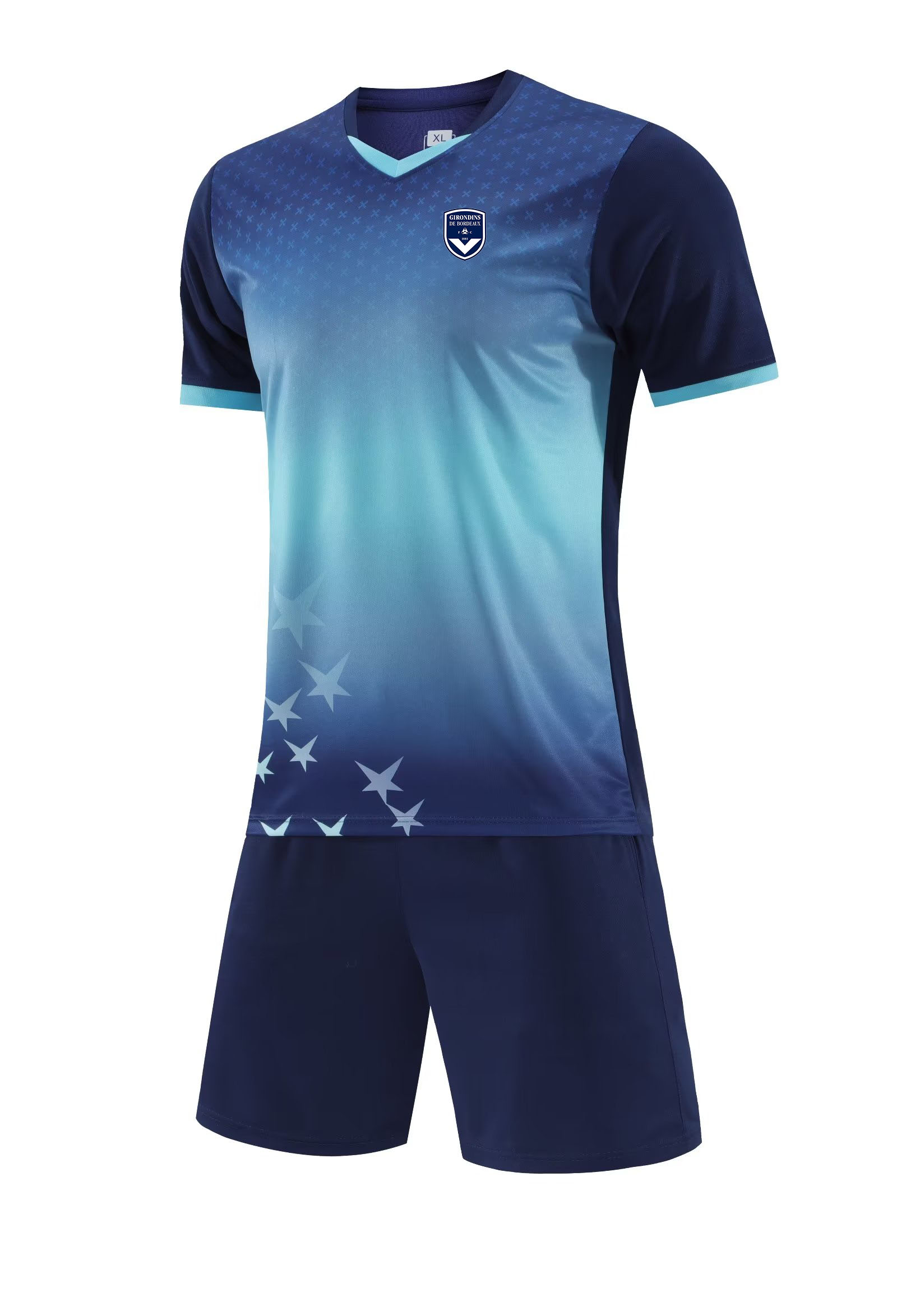 FC Girondins de Bordeaux 23 children's adult soccer fans Tracksuits high-quality outdoor soccer training suits short-sleeved thin quick-drying T-shirts Jogging shirt, No 2
FC Girondins de Bordeaux 23 children's adult soccer fans Tracksuits high-quality outdoor soccer training suits short-sleeved thin quick-drying T-shirts Jogging shirt, No 2