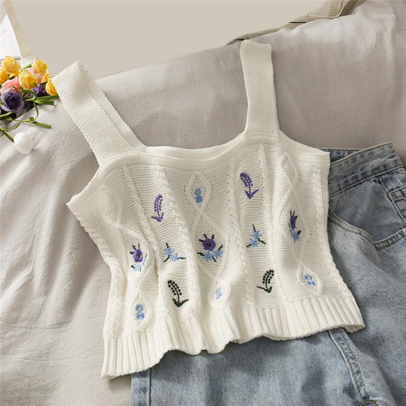 Women's Tanks Pearl Diary Women Knitted Crop Camis Top Ladies Floral Embroidery Short Vest Summer Sweater Vintage Tank, Apricot
Women's Tanks Pearl Diary Women Knitted Crop Camis Top Ladies Floral Embroidery Short Vest Summer Sweater Vintage Tank, Apricot