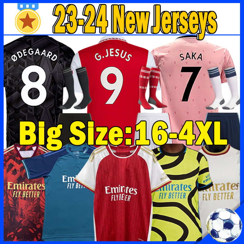 XXXL 4XL 23/24 soccer jerseys gunners 9 G.JESUS WHITE THOMAS PEPE SAKA TIERNEY WILLIAN SMITH HENRY SALIBA NKETIAH ROWE jersey 2022 2023 men kids kits football shirt tops, 23-24 special
XXXL 4XL 23/24 soccer jerseys gunners 9 G.JESUS WHITE THOMAS PEPE SAKA TIERNEY WILLIAN SMITH HENRY SALIBA NKETIAH ROWE jersey 2022 2023 men kids kits football shirt tops, 23-24 special