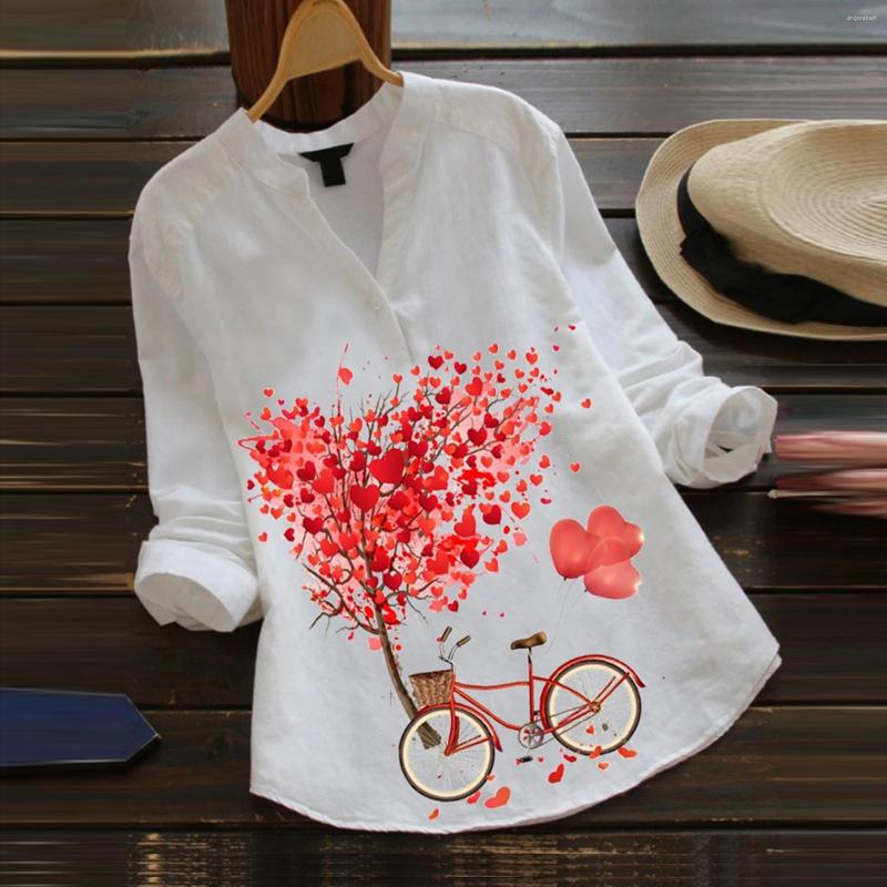 Women's Blouses Floral Print White Blouse Youth Button Long Sleeve Women's Streetwear Tops And Blusas Women Clothing
Women's Blouses Floral Print White Blouse Youth Button Long Sleeve Women's Streetwear Tops And Blusas Women Clothing