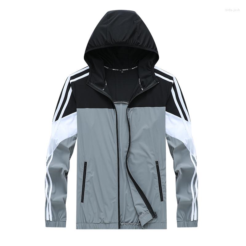 Men's Jackets UV Sun Protection Clothing Nylon Jacket Man Summer Skin Coat Ultra-thin Outdoor Fishing Waterproof Hooded Anorak Windbreaker, Black white
Men's Jackets UV Sun Protection Clothing Nylon Jacket Man Summer Skin Coat Ultra-thin Outdoor Fishing Waterproof Hooded Anorak Windbreaker, Black white