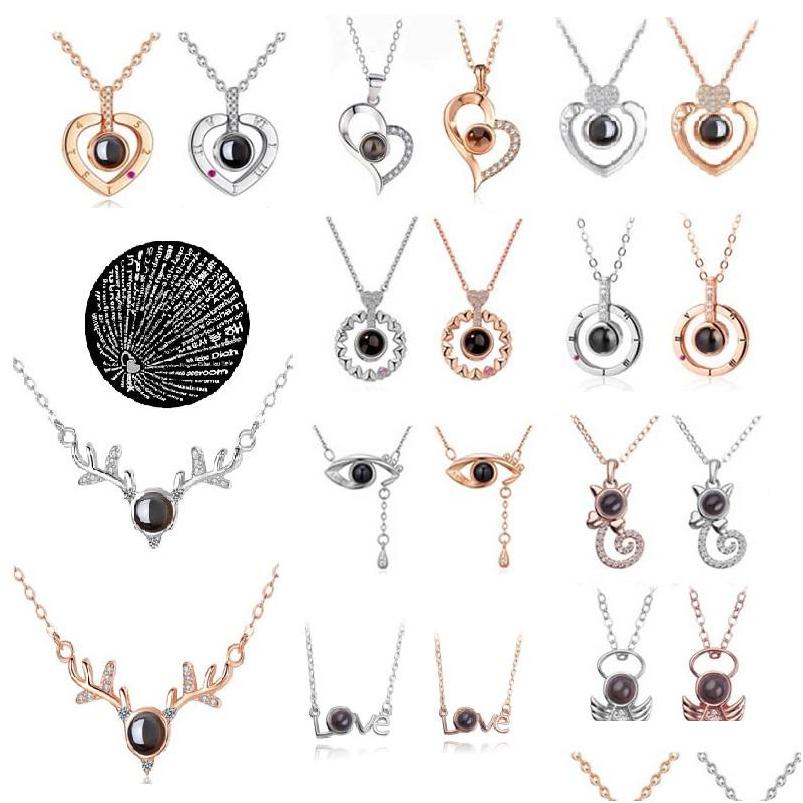 Pendant Necklaces 100 Languages I Love You Projection Necklace Memory Valentines Day Present Rose Gold Sier Drop Del Dhgarden Dhuld
Pendant Necklaces 100 Languages I Love You Projection Necklace Memory Valentines Day Present Rose Gold Sier Drop Del Dhgarden Dhuld