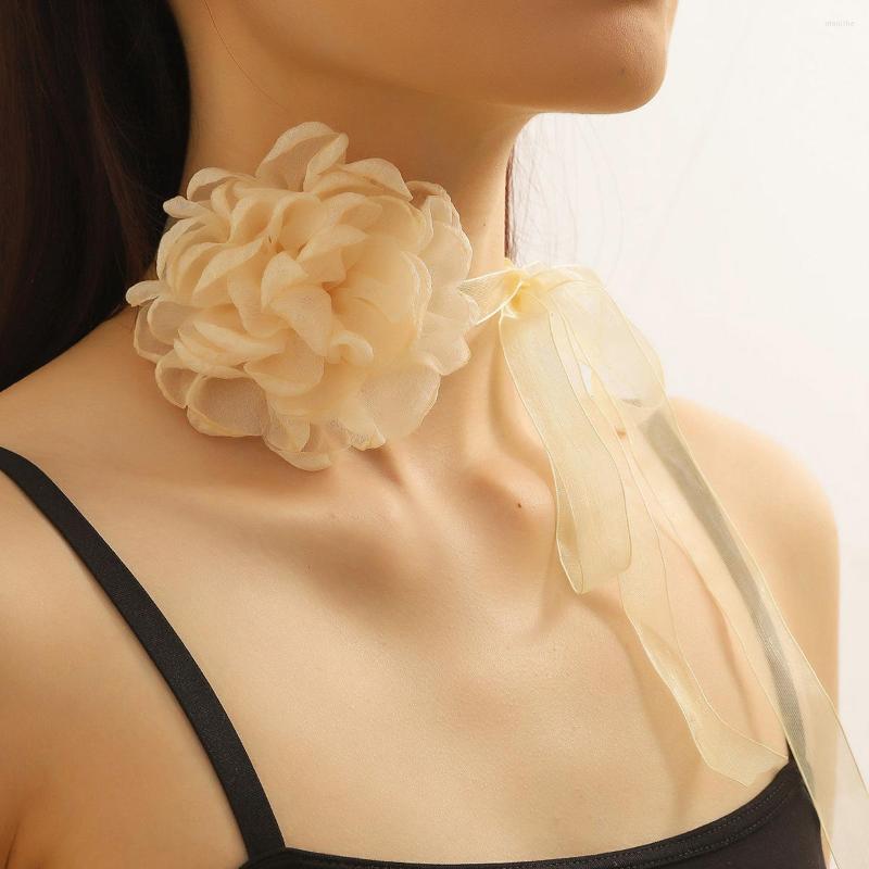 Choker Elegant Big Flower Necklace For Women Romantic Adjustable Chain Party Wedding Fashion Jewelry Girls Gift
Choker Elegant Big Flower Necklace For Women Romantic Adjustable Chain Party Wedding Fashion Jewelry Girls Gift