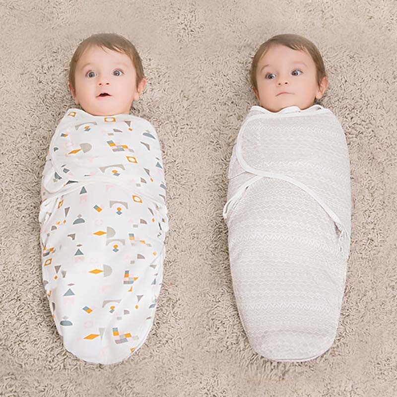 Sleeping Bags Babies Sleeping Bags born Baby Swaddle Wrap Envelope 100%Cotton 06 Months Swaddling Wrap Sleepsack 230413