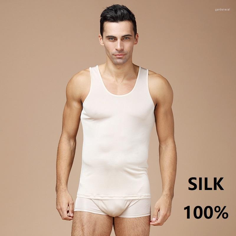Men's T Shirts 100 Silk Tshirt Men Vest Luxury Summer Sleeveless Man White Top Vests Shirt Mens Clothes Vintage Clothing Streetwear
Men's T Shirts 100 Silk Tshirt Men Vest Luxury Summer Sleeveless Man White Top Vests Shirt Mens Clothes Vintage Clothing Streetwear
