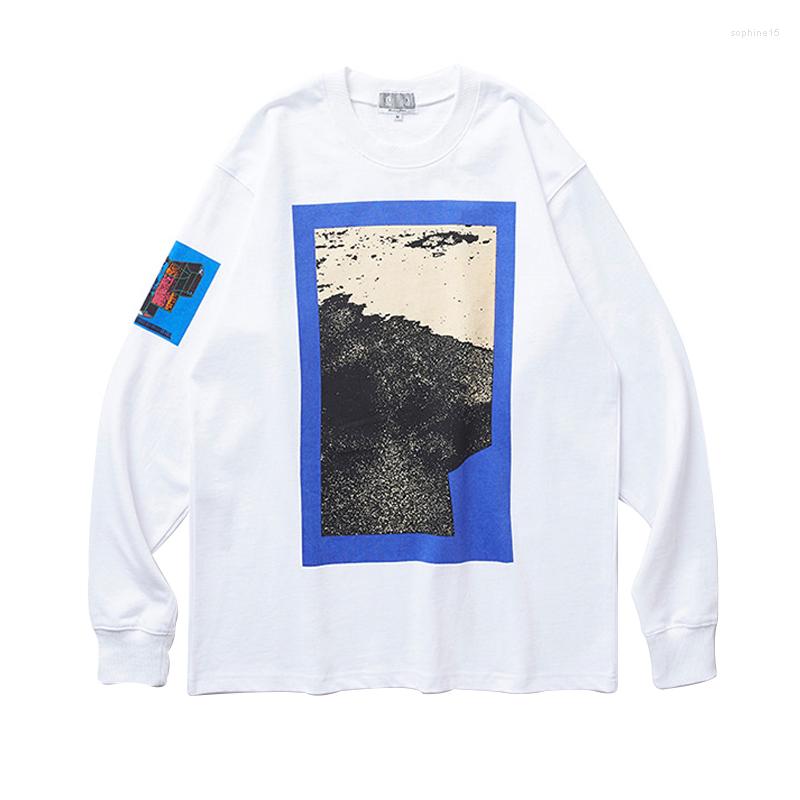 Men' Hoodies CAVEMPT C.E Fragment Printing Long Sleeve T-shirt INS Same Model Undercoat Casual Round Neck Sweater, White
Men' Hoodies CAVEMPT C.E Fragment Printing Long Sleeve T-shirt INS Same Model Undercoat Casual Round Neck Sweater, White