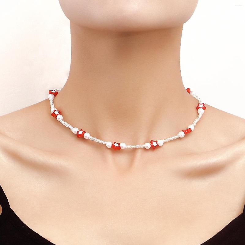 Choker Bohemian Colorful Stars Transparent Rice Bead Necklace For Women Temperament Versatile 2023 Jewelry Accessories
Choker Bohemian Colorful Stars Transparent Rice Bead Necklace For Women Temperament Versatile 2023 Jewelry Accessories
