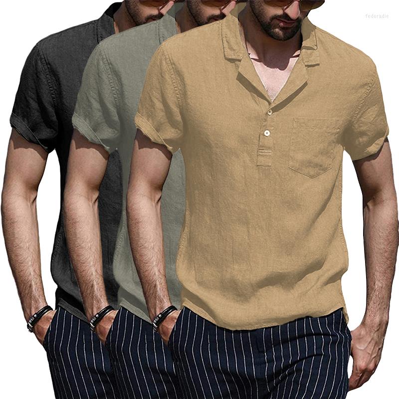 Men' Casual Shirts Men' Short Sleeve Soid Color Retro Tops Fashion For Men Plus Size Streetwear Male Clothing Shirt, Khaki
Men' Casual Shirts Men' Short Sleeve Soid Color Retro Tops Fashion For Men Plus Size Streetwear Male Clothing Shirt, Khaki