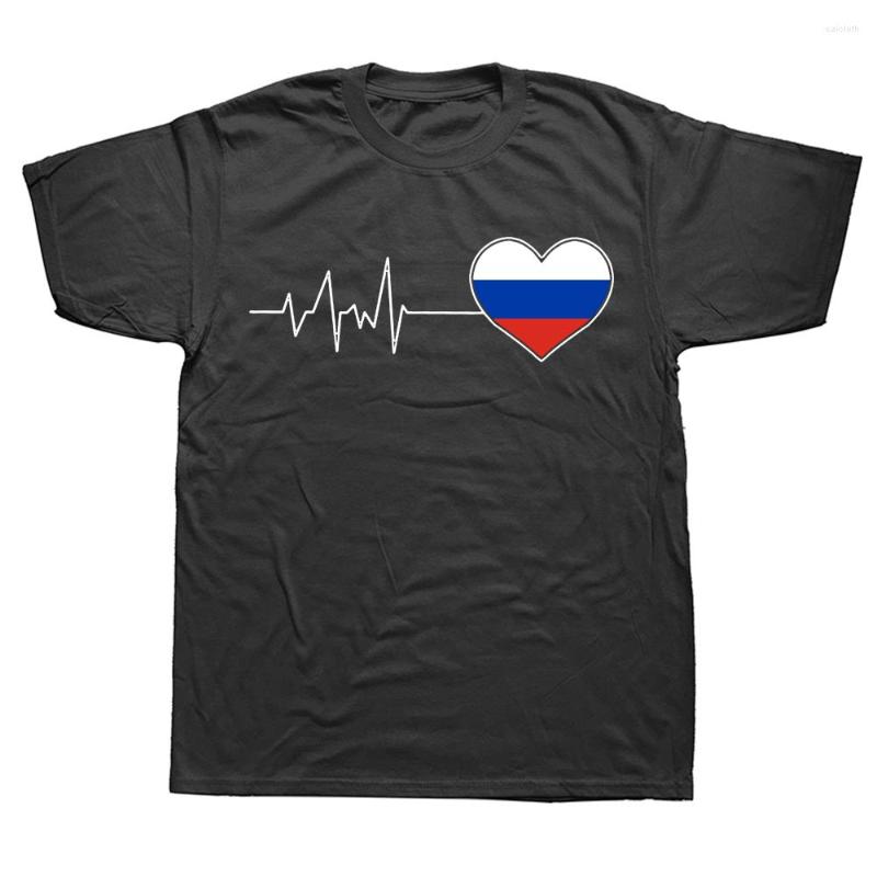 Men' T Shirts Heartbeat Russia Flag Arrival Cotton Men Shirt Male Funny Summer Casual Short Sleeve Top Tee Country Lovers, Black
Men' T Shirts Heartbeat Russia Flag Arrival Cotton Men Shirt Male Funny Summer Casual Short Sleeve Top Tee Country Lovers, Black