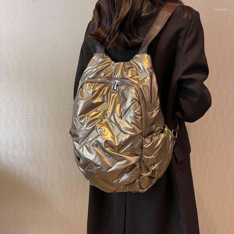 School Bags Fashion Winter Backpack Space Cotton Backpacks Large Capacity Women Shoulder Bag For Teenagers Students Girl Rucksack, Golden backpack
School Bags Fashion Winter Backpack Space Cotton Backpacks Large Capacity Women Shoulder Bag For Teenagers Students Girl Rucksack, Golden backpack