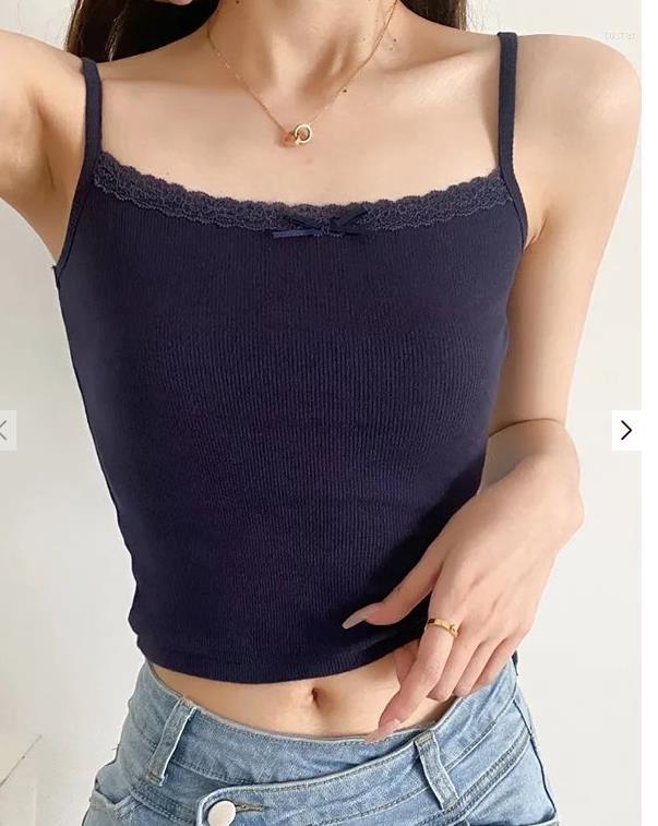 Women' Tanks Y2k Women' Crop Cami Tops Basic Sleeveless Spaghetti Strap Lace Knitted Trim Slim Fit Camisole 2000s Camis Clothes, Black
Women' Tanks Y2k Women' Crop Cami Tops Basic Sleeveless Spaghetti Strap Lace Knitted Trim Slim Fit Camisole 2000s Camis Clothes, Black