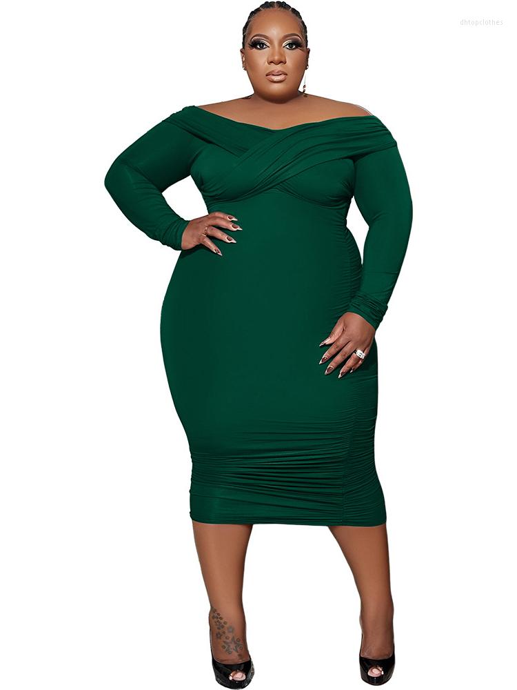 Plus Size Dresses Women Cross Slash Neck Mid Calf Length Robe 2023 Fashion Solid Sexy Sheath Oversize Long Dress Vestido, Fuchsia
Plus Size Dresses Women Cross Slash Neck Mid Calf Length Robe 2023 Fashion Solid Sexy Sheath Oversize Long Dress Vestido, Fuchsia