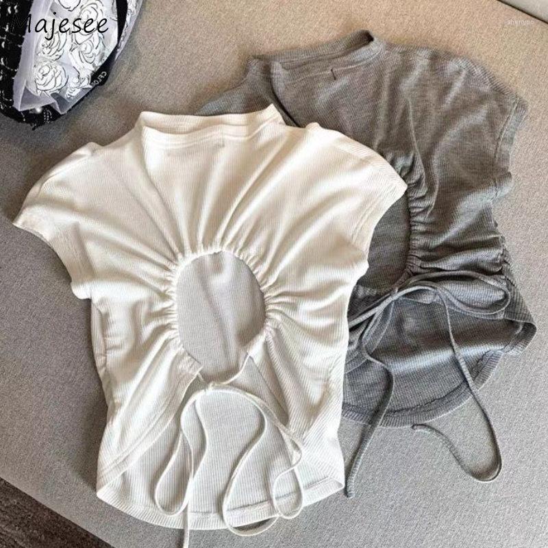 Women's T Shirts Hollow Out T-shirts Women Sexy Ladies Korean Style Slim Simple All-match Temperament Elegant Fashion Summer Crop Tops, White
Women's T Shirts Hollow Out T-shirts Women Sexy Ladies Korean Style Slim Simple All-match Temperament Elegant Fashion Summer Crop Tops, White
