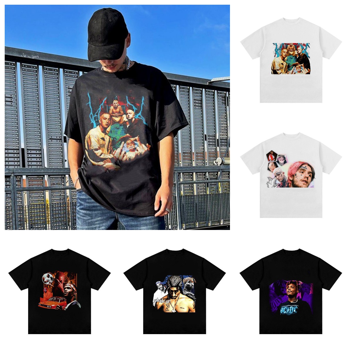 Designer Kanyes Classic Wests T Shirt Hip Hop High Street T-shirt Rap Personalized Printed Tshirt Cotton Loose European American Fashion Brand Tee, 10
Designer Kanyes Classic Wests T Shirt Hip Hop High Street T-shirt Rap Personalized Printed Tshirt Cotton Loose European American Fashion Brand Tee, 10