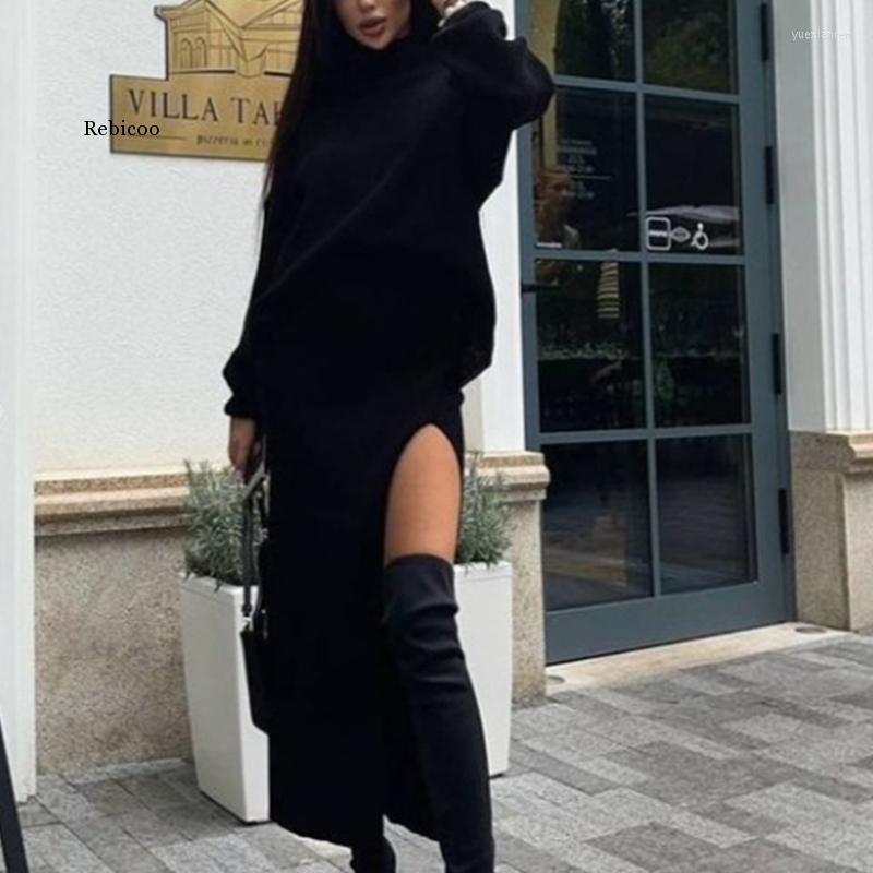 Work Dresses Winter Knitted Women Long Skirt Set Green Turtleneck Sweater High Waist Side Slit Sexy 2 Pieces Vintage Outfits, Black
Work Dresses Winter Knitted Women Long Skirt Set Green Turtleneck Sweater High Waist Side Slit Sexy 2 Pieces Vintage Outfits, Black