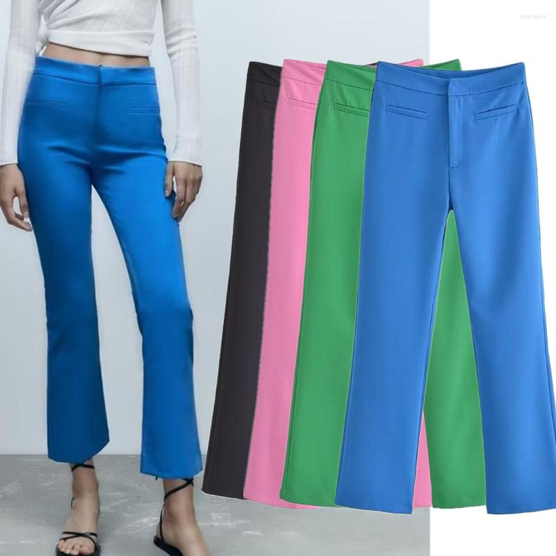 Women' Pants Maxdutti Casual Fashion Ankle Trousers Women England Style Candy Color Solid High Wasit Flare, Green
Women' Pants Maxdutti Casual Fashion Ankle Trousers Women England Style Candy Color Solid High Wasit Flare, Green