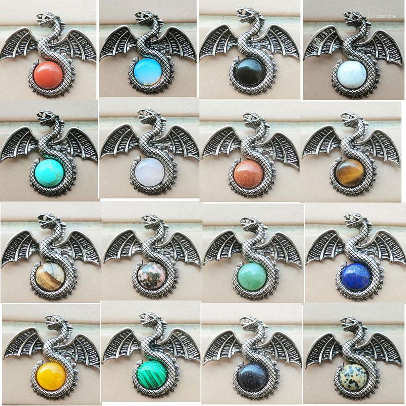 Pendant Necklaces Opal Malachite Tiger Eye Crystal Aventurine Carnelian Goldstone Lapis Lazuli Pterosaur Art Bead WB1132
Pendant Necklaces Opal Malachite Tiger Eye Crystal Aventurine Carnelian Goldstone Lapis Lazuli Pterosaur Art Bead WB1132
