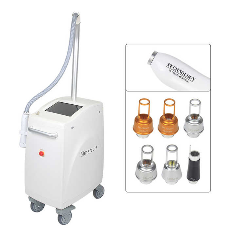 Hot Selling Picosecond Laser Tattoo Removal Spot Removal 755 1064 1320nm Nd Yag Laser Skin Tightening Whitening Beauty Machine