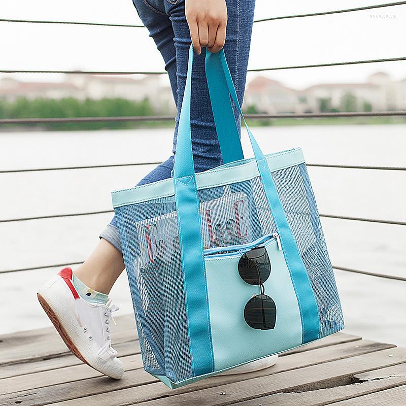 Shopping Bags Women Fashion Travel Beach Bag Shopper Pu Leather Mesh Sheer Outdoor Handbags Tote For Large Capacity, Blue
Shopping Bags Women Fashion Travel Beach Bag Shopper Pu Leather Mesh Sheer Outdoor Handbags Tote For Large Capacity, Blue