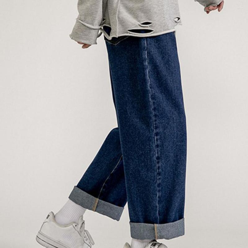 Men's Jeans Hip Hop Straight Mid Rise Men Wide Leg Solid Color Denim Pants Streetwear Loose, Dark blue
Men's Jeans Hip Hop Straight Mid Rise Men Wide Leg Solid Color Denim Pants Streetwear Loose, Dark blue