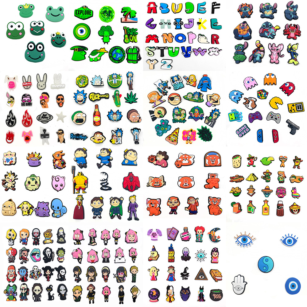 Other Set Pack Jibz 16 Kinds Cartoon Shoe Charms Funny Diy Croc Clogs Aceessories Sandals Decorate Buckle Kids Party Gifts Drop Deliv Oth7F
Other Set Pack Jibz 16 Kinds Cartoon Shoe Charms Funny Diy Croc Clogs Aceessories Sandals Decorate Buckle Kids Party Gifts Drop Deliv Oth7F