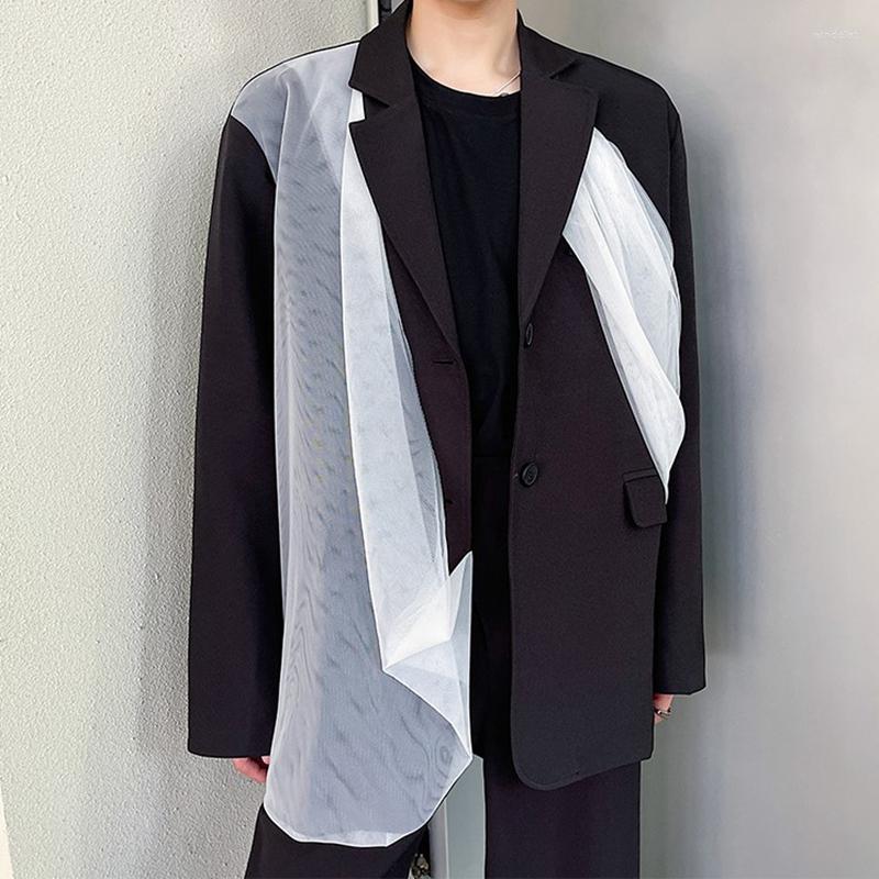 Men's Suits S-6XL!!2023 Spring And Autumn Mesh Splice Tailoring Casual All-match Blazer Men Women Personality Fried, White
Men's Suits S-6XL!!2023 Spring And Autumn Mesh Splice Tailoring Casual All-match Blazer Men Women Personality Fried, White