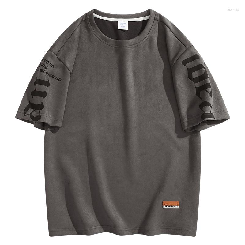 Men's T Shirts Summer Printed Vintage T-Shirt Men Oversize Baggy Tees Fashion Korean Street Suede Short Sleeve Tops Clothing Male Plus Size, Beige
Men's T Shirts Summer Printed Vintage T-Shirt Men Oversize Baggy Tees Fashion Korean Street Suede Short Sleeve Tops Clothing Male Plus Size, Beige