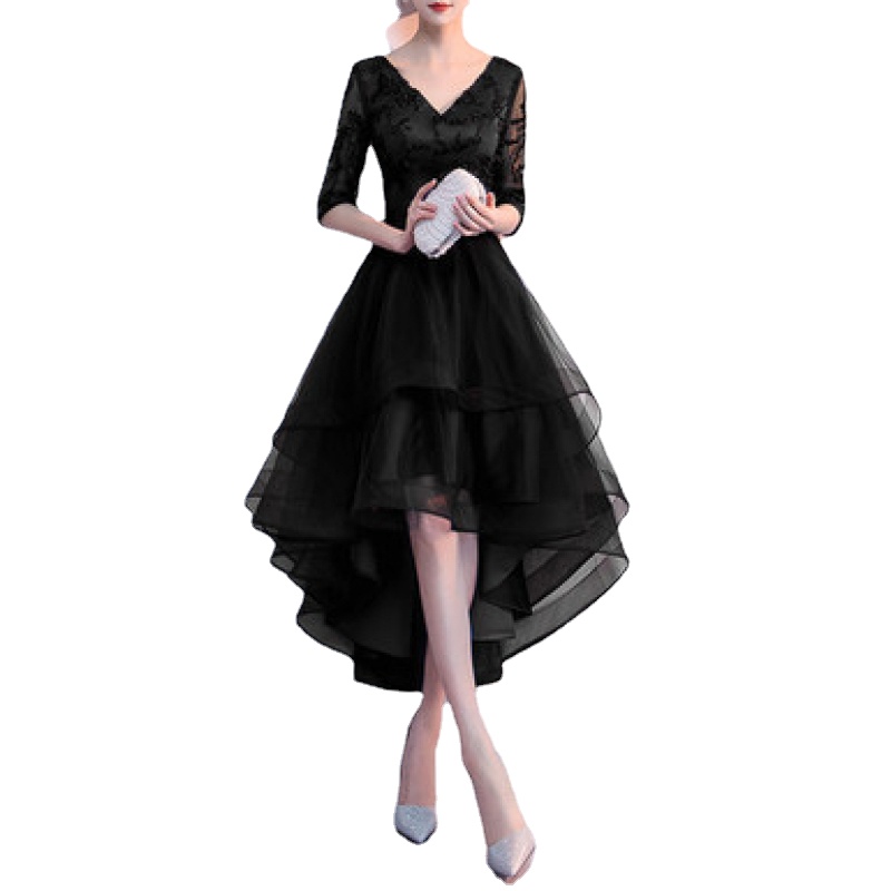 New Arrival Elegant Women High Low Bridesmaid Dress Princess Red Back Navy Blue Lace Half Sleeve Party Homecoming Dresses
New Arrival Elegant Women High Low Bridesmaid Dress Princess Red Back Navy Blue Lace Half Sleeve Party Homecoming Dresses