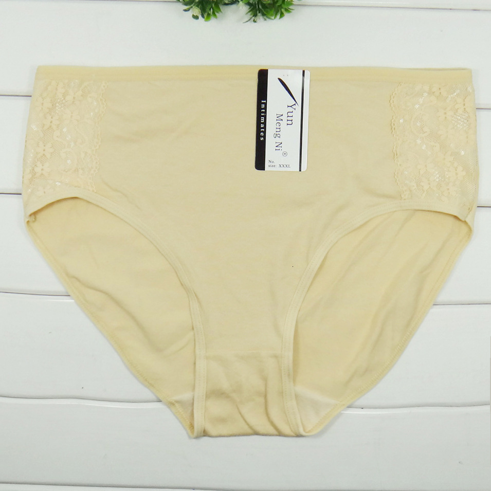 Women's Panties 4PCS/LOT Big Yards 2XL/3XL/4XL Women's Panties Underwear Waist Solid Color Cotton Pants Mom Women Briefs 86957 230414