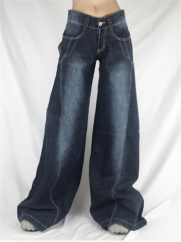 Women's Jeans QWEEK Cyber Y2K Blue Baggy Women Oversized Grunge 90s Vintage Wide Leg Denim Pants Female Streetwear Punk Retro Trousers
Women's Jeans QWEEK Cyber Y2K Blue Baggy Women Oversized Grunge 90s Vintage Wide Leg Denim Pants Female Streetwear Punk Retro Trousers