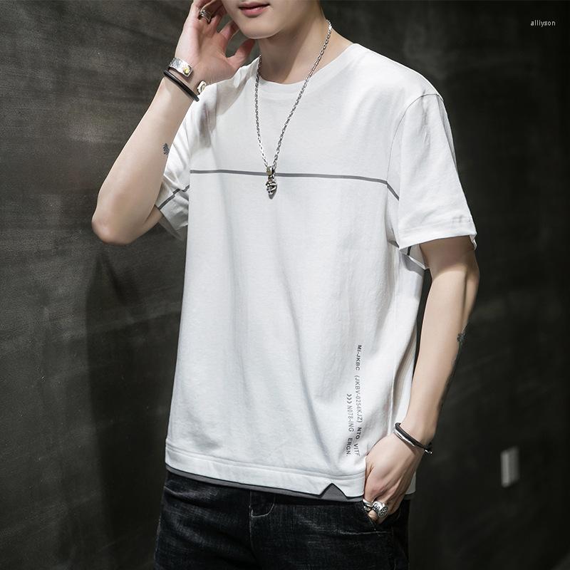 Men's T Shirts Summer Men's All-Cotton Short-Sleeved T-shirt Korean-Style Casual Loose Half-Sleeve Top Solid Color All-match, Green
Men's T Shirts Summer Men's All-Cotton Short-Sleeved T-shirt Korean-Style Casual Loose Half-Sleeve Top Solid Color All-match, Green