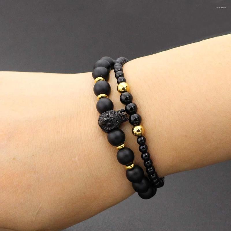Strand Distance Couple Bracelet Men Women Stainless Steel Lion Natural Stone Beads Bracelets Bangles Friendship Jewelry Pulseras
Strand Distance Couple Bracelet Men Women Stainless Steel Lion Natural Stone Beads Bracelets Bangles Friendship Jewelry Pulseras