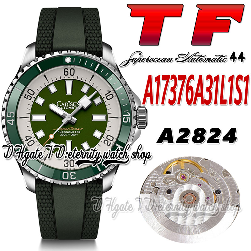 TF Superocean 44 ETA A2824 Automatic Mens Watch A17376A31L1S1 Ceramic Bezel Green White Dial Stick Markers Steel Case Rubber Strap Super Edition eternity Watches, Watch waterproof production cost
TF Superocean 44 ETA A2824 Automatic Mens Watch A17376A31L1S1 Ceramic Bezel Green White Dial Stick Markers Steel Case Rubber Strap Super Edition eternity Watches, Watch waterproof production cost