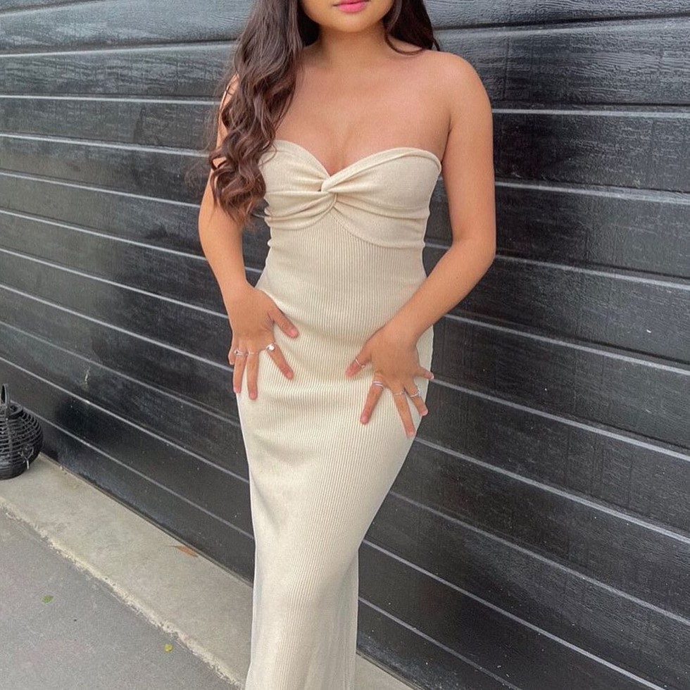 Casual Cotton Knitted Dresses For Women's 2023 Summer Y2K Fashion Black Green Long Sexy Night Club Party Eveing Clothes, White
Casual Cotton Knitted Dresses For Women's 2023 Summer Y2K Fashion Black Green Long Sexy Night Club Party Eveing Clothes, White