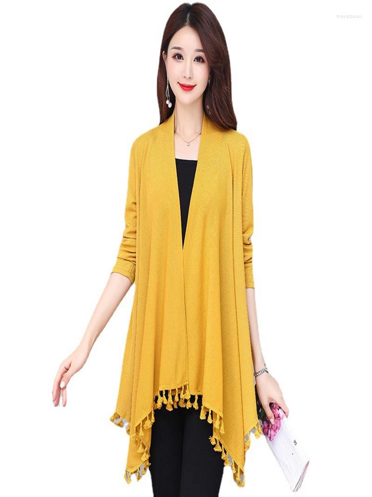 Women's Jackets 2023 Tassel Shawl Temperament Spring And Autumn Irregular Hem Versatile Coat Size 5XL, Beige
Women's Jackets 2023 Tassel Shawl Temperament Spring And Autumn Irregular Hem Versatile Coat Size 5XL, Beige