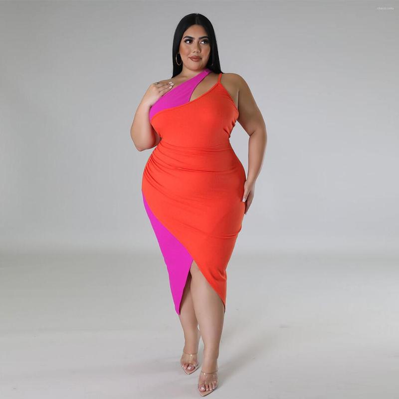 Casual Dresses 2023 Summer Solid Color Sleeveless Diagonal Collar Loose Stitching Contrast Irregular Long Dress Sexy Sheath, Orange
Casual Dresses 2023 Summer Solid Color Sleeveless Diagonal Collar Loose Stitching Contrast Irregular Long Dress Sexy Sheath, Orange