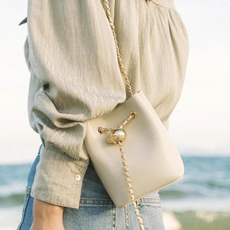Evening Bags Korean Version Mini Bucket Bag Brand Designer Messenger Genuine Leather Fashion Hobo 2023 Handbags, Beige
Evening Bags Korean Version Mini Bucket Bag Brand Designer Messenger Genuine Leather Fashion Hobo 2023 Handbags, Beige
