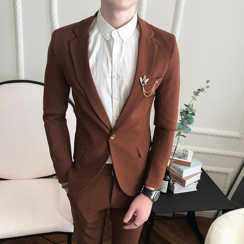 Men's Suits 2023 Spring And Autumn British Suit Men's Dress Korean Version Slim Bridegroom Wedding Business Casual Two Piec, Blue
Men's Suits 2023 Spring And Autumn British Suit Men's Dress Korean Version Slim Bridegroom Wedding Business Casual Two Piec, Blue