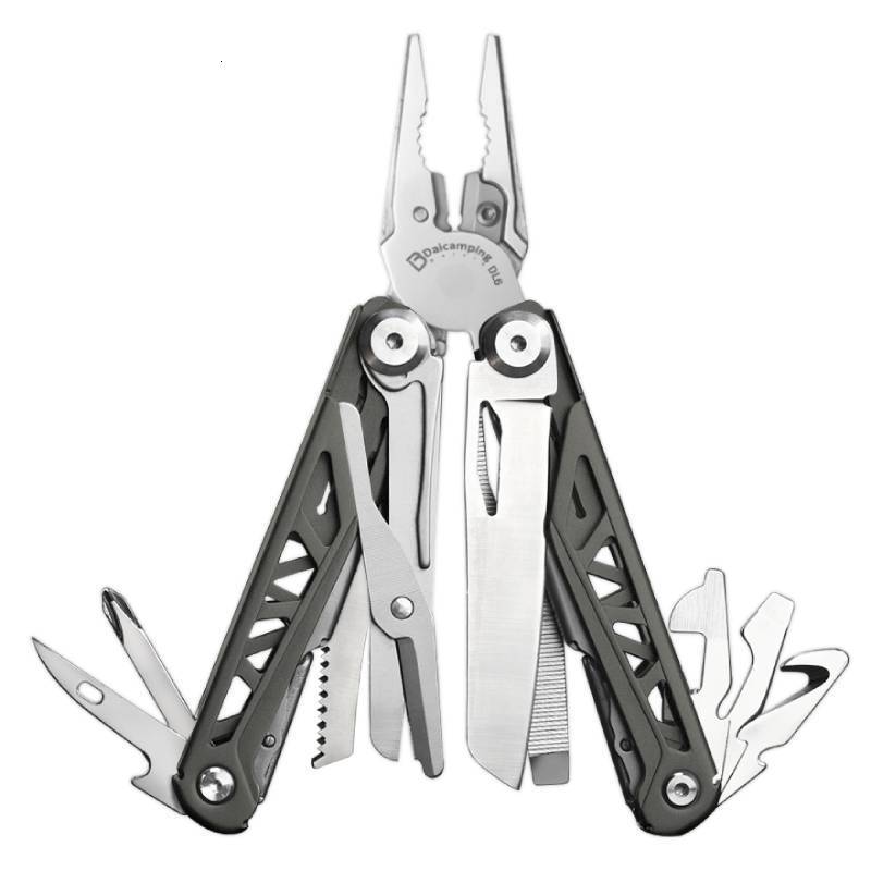 Pliers Daicamping Outdoors DL6 EDC Clamp HRC78K Multitools Wire Cutter Multifunctional Multi Tools Outdoor Camping Folding Knife 230414