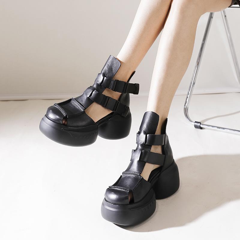 Dress Shoes Birkuir Genuine Leather Flat Platform For Women Spring Buckle Sandals 7.5cm Thick Heel Luxury Design Ladies, Black
Dress Shoes Birkuir Genuine Leather Flat Platform For Women Spring Buckle Sandals 7.5cm Thick Heel Luxury Design Ladies, Black